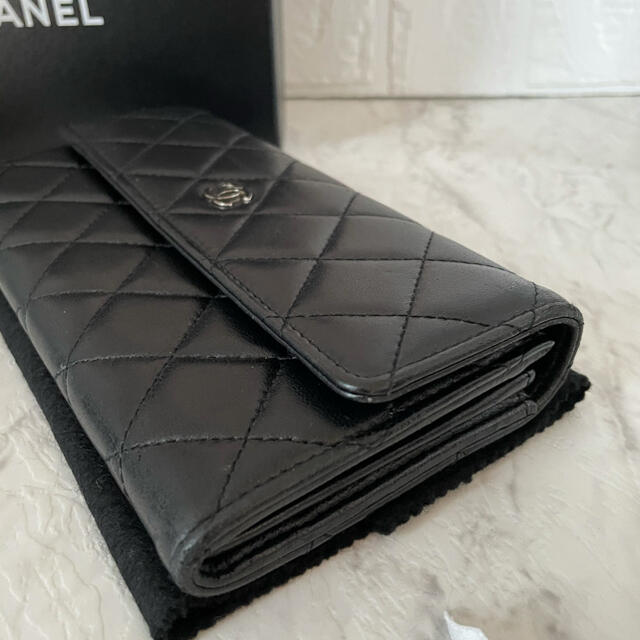 CHANEL シャネル マトラッセ 長財布 黒ファッション小物