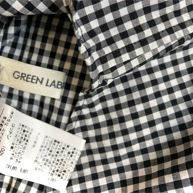 UNITED ARROWS green label relaxing(ユナイテッドアローズグリーンレーベルリラクシング)の【green label relaxing】ギンガムチェックシャツワンピース レディースのワンピース(ひざ丈ワンピース)の商品写真