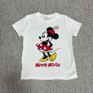 ディズニー(Disney)の子供服 Tシャツ 女の子用 ミニー 半袖(Tシャツ/カットソー)