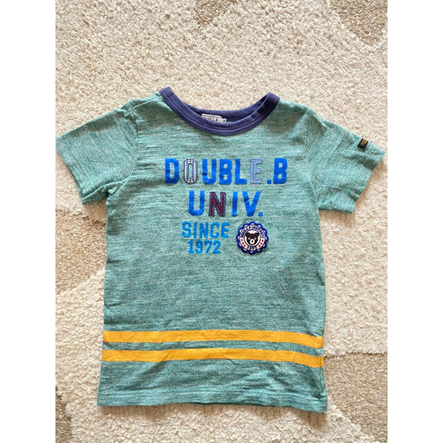 DOUBLE.B(ダブルビー)のダブルビー半袖シャツ キッズ/ベビー/マタニティのキッズ服男の子用(90cm~)(Tシャツ/カットソー)の商品写真