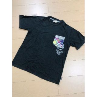 ダブルスティール(DOUBLE STEAL)のDOUBLE STEAL ダブルスティール Tシャツ 半袖 ブラック 黒 L(Tシャツ/カットソー(半袖/袖なし))