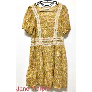 ジェーンマープル(JaneMarple)の 5/19まで出品　Jane Marpleジェーンマープル　花柄ワンピース(ひざ丈ワンピース)