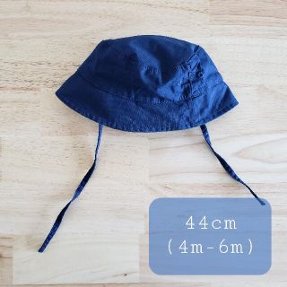 エイチアンドエム(H&M)のH&M コットンサンハット 帽子 44cm 4-6m(帽子)