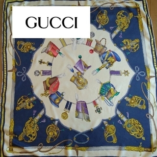 グッチ(Gucci)のGUCCI  グッチ スカーフ【大判】(バンダナ/スカーフ)