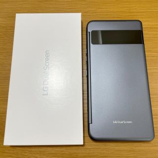 プチギフト LG VELVET L-52A 用 LGデュアルスクリーンのみ グレー