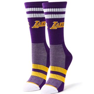 フォーエバートゥエンティーワン(FOREVER 21)の新品 レイカーズ FOREVER21 ソックス 紫 Lakers 靴下 NBA(ソックス)