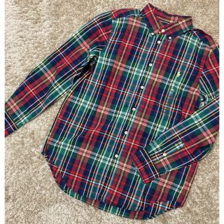 ラルフローレン(Ralph Lauren)のタグ付き新品未使用品　ラルフローレンチェックシャツ　160　L(ブラウス)