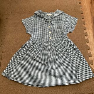 ベベ(BeBe)のBeBe シャツワンピース　110cm (ワンピース)