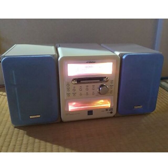 ビクター JVC コンポ UX-Q15-W（CD/MD/カセット）