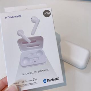 スリーコインズ(3COINS)の3coins Bluetooth ワイヤレスイヤホン 新品(ヘッドフォン/イヤフォン)