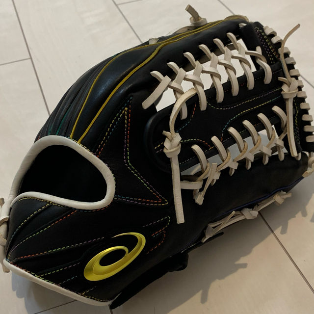 asics(アシックス)の【アシックス】am様専用 軟式グローブセット　内野用　外野用 スポーツ/アウトドアの野球(グローブ)の商品写真
