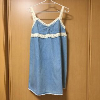 ギャルフィット(GAL FIT)のデニムキャミソールワンピース(ミニワンピース)