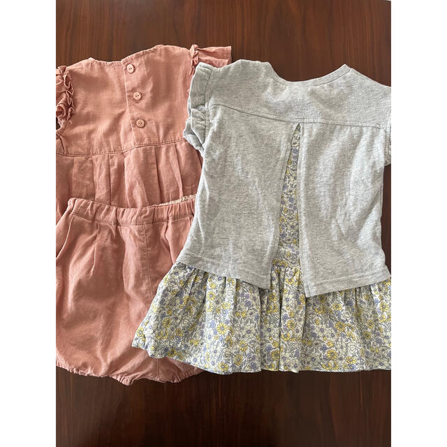 petit main(プティマイン)のpetit main プティマイン ワンピース　セットアップ　90 キッズ/ベビー/マタニティのキッズ服女の子用(90cm~)(ワンピース)の商品写真