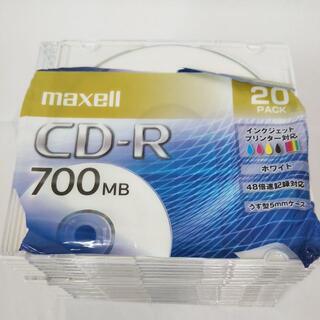 ★未使用★マクセル　CD-R 700MB 20枚入り(PC周辺機器)