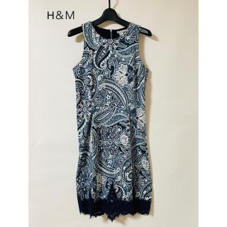 エイチアンドエム(H&M)のH＆Ｍ　ペイズリー柄ワンピース(ひざ丈ワンピース)