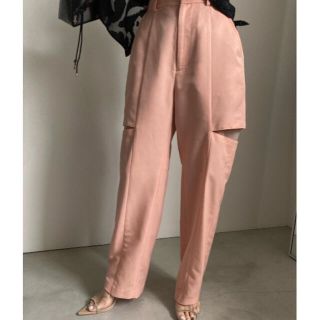 アメリヴィンテージ(Ameri VINTAGE)のお最終値下げ★タグ付きAMERI CUTOUT STRAIGHT PANTS/S(カジュアルパンツ)