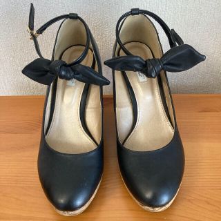 アイズビット(ISBIT)のパンプス　ウェッジソール　美品　4way　23~23.5㎝(ハイヒール/パンプス)