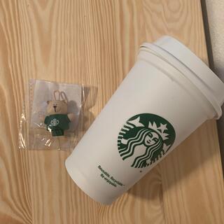 スターバックスコーヒー(Starbucks Coffee)の最終値下げ　スタバ　ベアリスタ　ホールキャップ　リユーザブルカップ　セット(タンブラー)