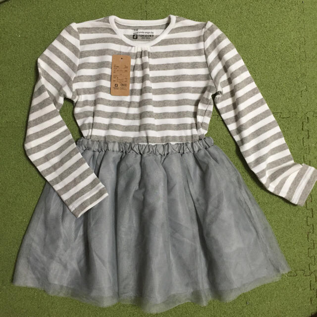 韓国子供服 チュールワンピース キッズ/ベビー/マタニティのキッズ服女の子用(90cm~)(ワンピース)の商品写真