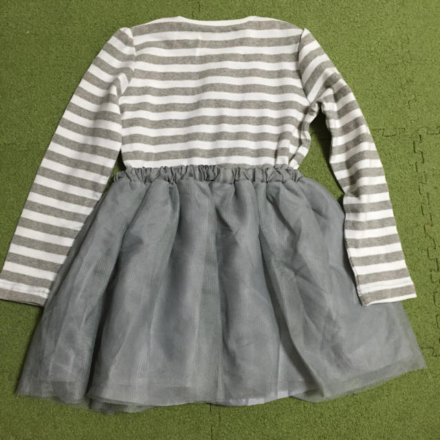 韓国子供服 チュールワンピース キッズ/ベビー/マタニティのキッズ服女の子用(90cm~)(ワンピース)の商品写真