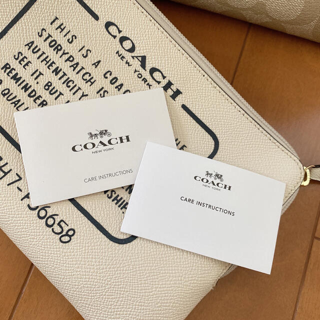 【週末限定価格】coach トートバッグ　ポーチ付き 3