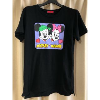 merry jenny ミッキー ミニー Tシャツ ワンピ(Tシャツ(半袖/袖なし))