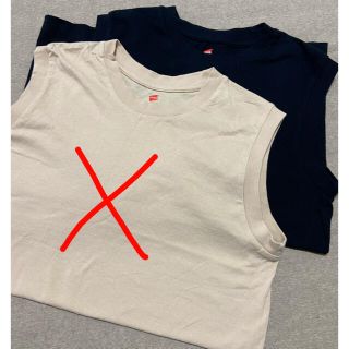 ヘインズ(Hanes)のBIOTOPとＨanasの別注タンクトップ(Tシャツ(半袖/袖なし))