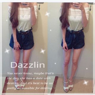 ダズリン(dazzlin)のDazzlin ウエストフリルハイウエストショーパン(ショートパンツ)