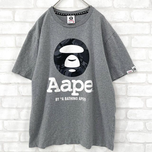 【超人気❗️】アベイシングエイプ カモサル ビッグロゴ Tシャツ L