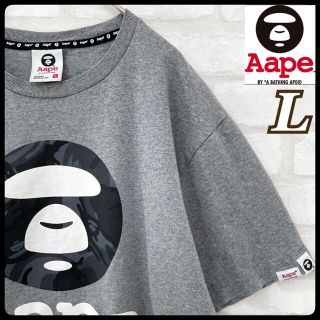 アベイシングエイプ(A BATHING APE)の【超人気❗️】アベイシングエイプ カモサル ビッグロゴ Tシャツ L(Tシャツ/カットソー(半袖/袖なし))