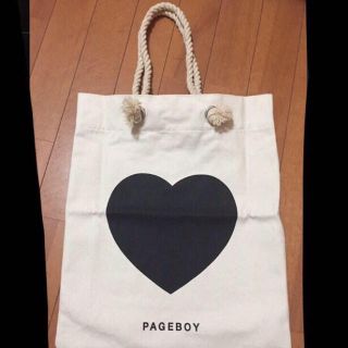 ページボーイ(PAGEBOY)の【未使用品！】PAGE BOY♥︎ハート柄トートバッグ(トートバッグ)