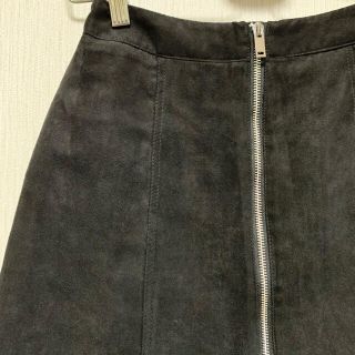 エイチアンドエム(H&M)のH&M スエードAラインスカート(ミニスカート)