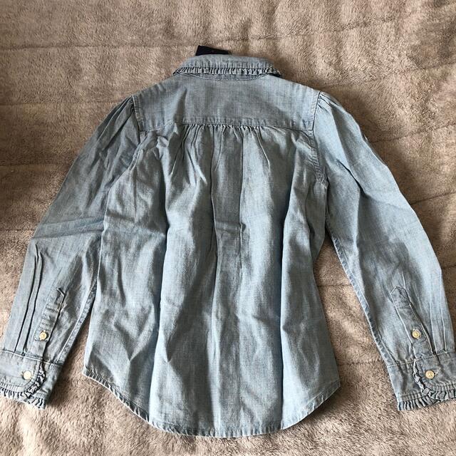 Ralph Lauren(ラルフローレン)のRalph Laurenフリルシャツ120 キッズ/ベビー/マタニティのキッズ服女の子用(90cm~)(Tシャツ/カットソー)の商品写真