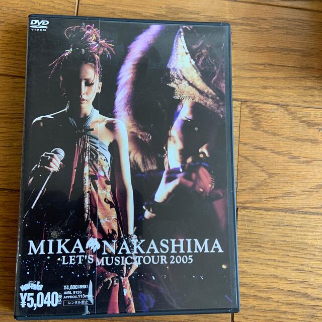 MIKA　NAKASHIMA　LET’S　MUSIC　TOUR　2005 DVD エンタメ/ホビーのDVD/ブルーレイ(ミュージック)の商品写真