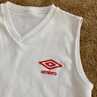 アンブロ(UMBRO)の★お値下げ　umbro タンクトップ　白　150(Tシャツ/カットソー)