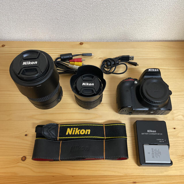 SALE新品】 Nikon D5300 本体、３個のレンズ付 bYAuO-m51863910333