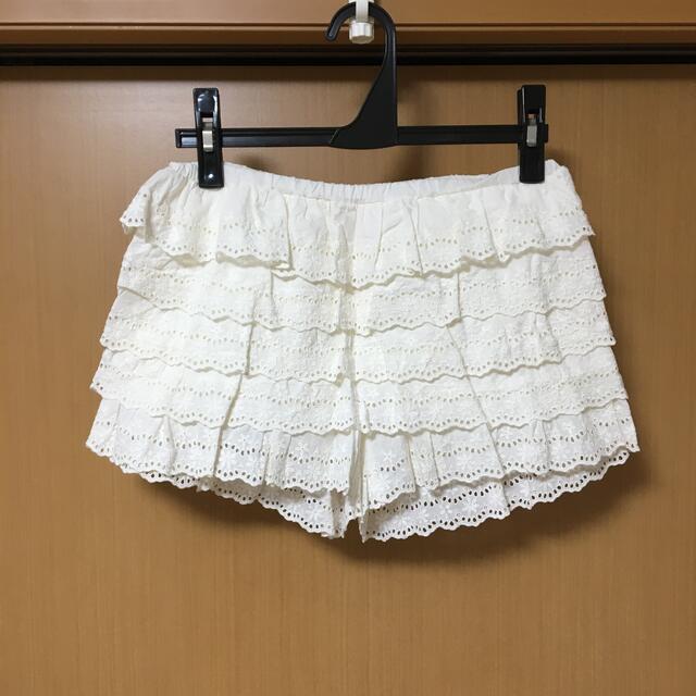 LDS(エルディーエス)のLDS 5段フリルレースショートパンツ レディースのパンツ(ショートパンツ)の商品写真