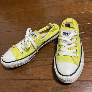 【激レア】コンバースオールスタースリッポン 黄色 USA8.5 JPN27