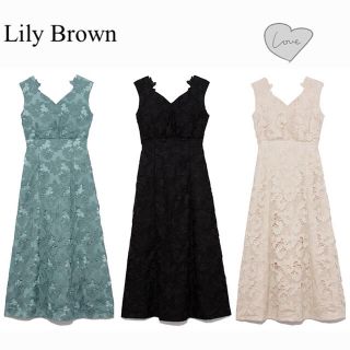 リリーブラウン(Lily Brown)のRiiiin様専用【美品】リリーブラウン　レースロングワンピース(ロングワンピース/マキシワンピース)