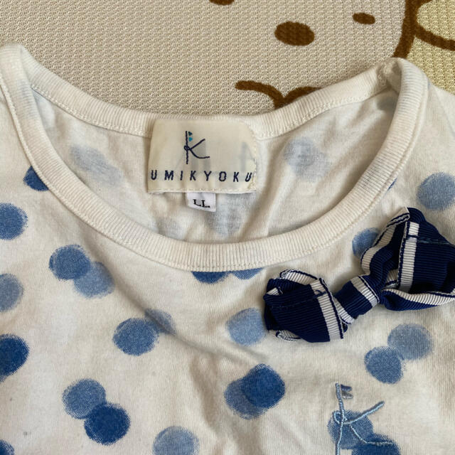 kumikyoku（組曲）(クミキョク)の半袖130 キッズ/ベビー/マタニティのキッズ服女の子用(90cm~)(Tシャツ/カットソー)の商品写真