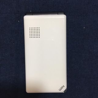 エーユー(au)の最終値下！ガラケー本体 au W61T  ホワイト(携帯電話本体)