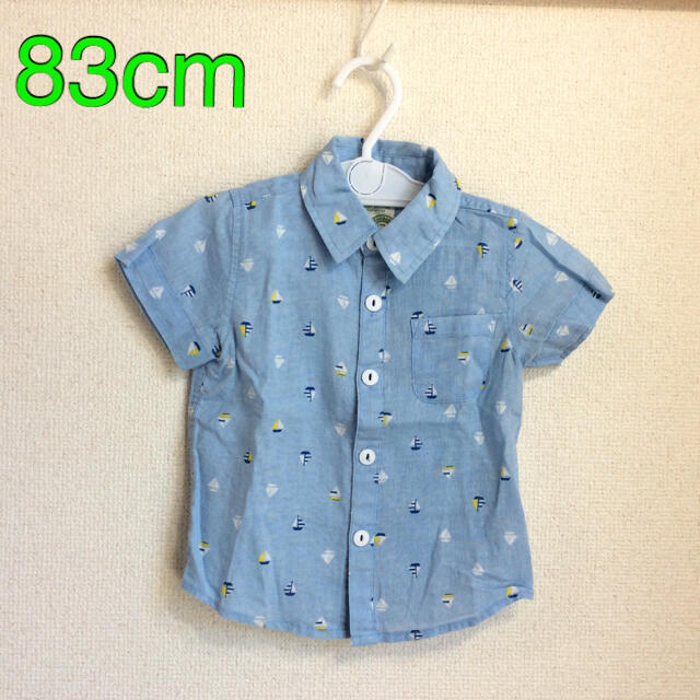 motherways(マザウェイズ)のマザウェイズ 83cm 男の子半袖シャツ (b80-67) キッズ/ベビー/マタニティのベビー服(~85cm)(シャツ/カットソー)の商品写真