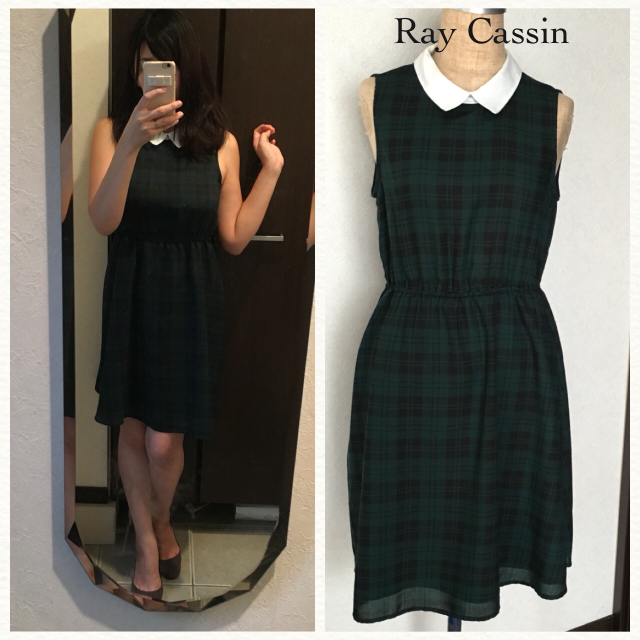 RayCassin(レイカズン)のRay cassin♡可愛い！襟付きノースリーブワンピース♡ レディースのワンピース(ひざ丈ワンピース)の商品写真