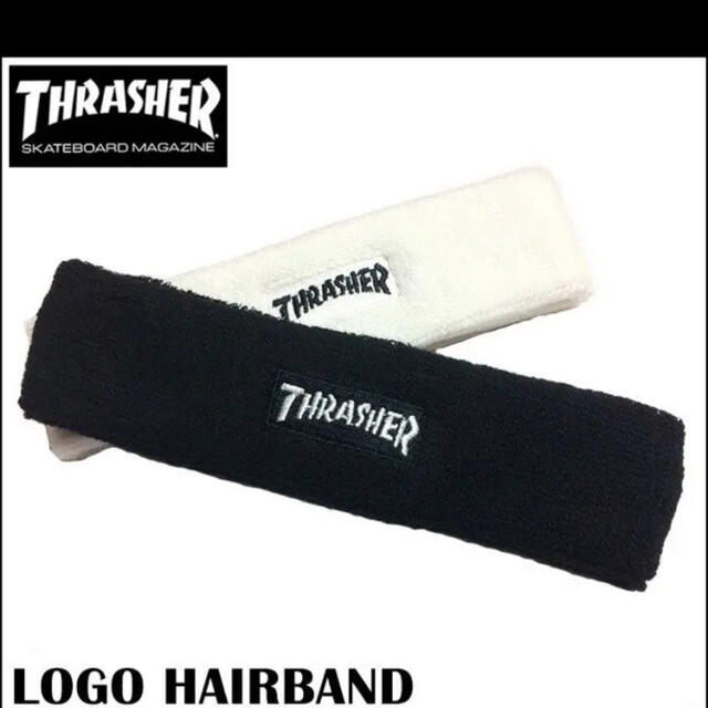 THRASHER(スラッシャー)のTHRASHER スラッシャー　ヘアバンド　ブラック　 メンズの帽子(キャップ)の商品写真