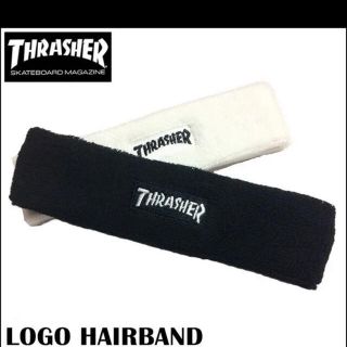 スラッシャー(THRASHER)のTHRASHER スラッシャー　ヘアバンド　ブラック　(キャップ)