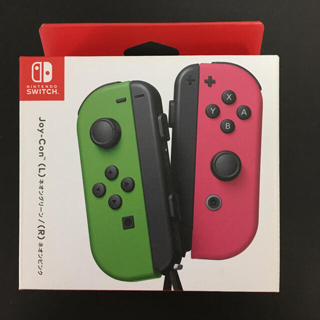 Nintendo Switch(ニンテンドースイッチ)の未使用　スイッチ　Joy-Con ネオングリーンピンク エンタメ/ホビーのゲームソフト/ゲーム機本体(その他)の商品写真