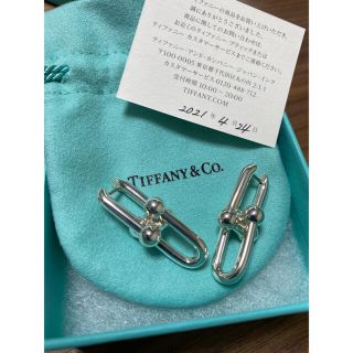 ティファニー(Tiffany & Co.)の【入手困難】新品未使用 ティファニー ハードウェア リンク ピアス (スモール)(ピアス)