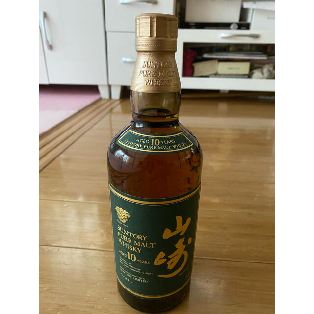 食品/飲料/酒サントリーウイスキー山崎10年クリーンラベル700ml