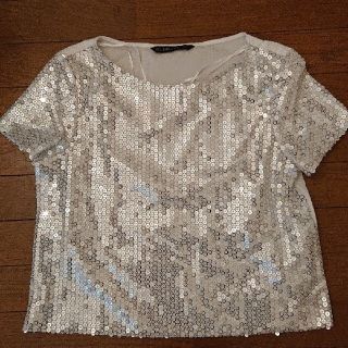 ザラ(ZARA)の新品未使用ZAR ＴシャツMサイズ(Tシャツ(半袖/袖なし))