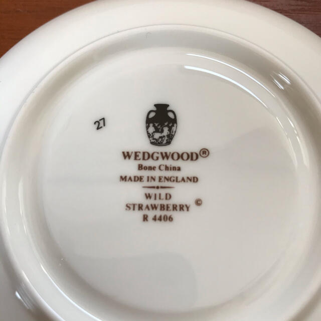 WEDGWOOD ワイルドストロベリー カップ&ソーサー デミタス 2客セット 5